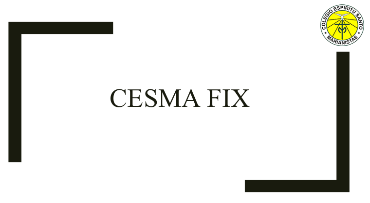 CESMAfix